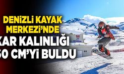 Denizli Kayak Merkezi’nde Kar Kalınlığı 160 Cm’yi Buldu