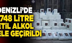 Denizli’de 1748 Litre Etil Alkol Ele Geçirildi