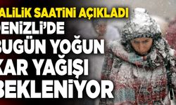 Denizli’de Bugün Yoğun Kar Yağışı Bekleniyor