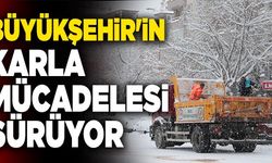 Denizli’de Büyükşehir'in Karla Mücadelesi Sürüyor
