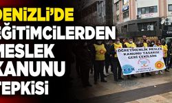 Denizli’de Eğitim Sen’den Meslek Kanunu Tepkisi