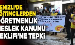 Denizli’de Eğitimcilerden Öğretmenlik Meslek Kanunu Teklifi'ne Tepki
