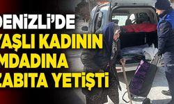 Denizli’de Yaşlı Kadının İmdadına Zabıta Yetişti