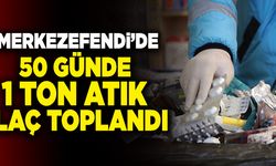 Merkezefendi’de 50 Günde 1 Ton Atık İlaç Toplandı