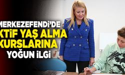 Merkezefendi’de Aktif Yaş Alma Kurslarına Yoğun İlgi