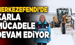 Merkezefendi’de Karla Mücadele Devam Ediyor