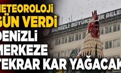 Meteoroloji Gün Verdi! Denizli Merkeze Tekrar Kar Yağacak