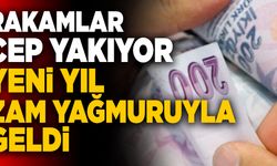 Rakamlar Cep Yakıyor! Yeni Yıl Zam Yağmuruyla Geldi…