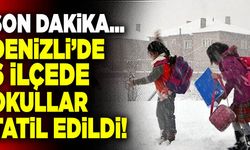 Son Dakika: Denizli’de 6 İlçede Okullar Tatil Edildi!