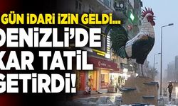 Son Dakika: Denizli’de Kar Tatil Getirdi!