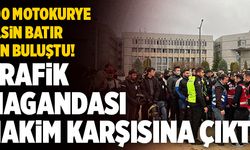 300 Motorcu Kazada Ölen Meslektaşı İçin Denizli'de Buluştu