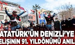 Atatürk'ün Denizli'ye Gelişinin 91. Yıldönümü Anıldı