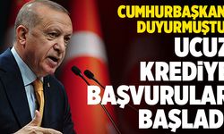 Cumhurbaşkanı Duyurmuştu! Ucuz Krediye Başvurular Başladı…