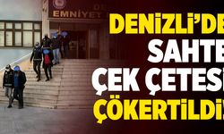 Denizli’de Sahte Çek Çetesi Çökertildi!