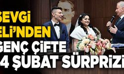 Denizli’de Sevgi Eli’nden Genç Çifte 14 Şubat Sürprizi