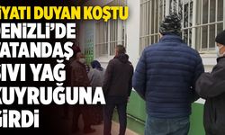 Denizli’de Vatandaş Sıvı Yağ Kuyruğuna Girdi