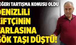 Denizlili Çiftçinin Tarlasına Gök Taşı Düştü!