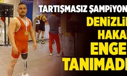 Denizlili Hakan Dağ, Engelsiz Rakiplerini Geçerek Şampiyon Oldu
