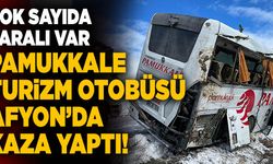 Pamukkale Turizm Otobüsü Afyon’da Kaza Yaptı!