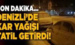 Son Dakika: Denizli’de Kar Tatil Getirdi!