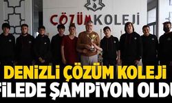 Denizli Çözüm Koleji Filede Şampiyon Oldu