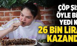 Denizli’de 37 Dakikada 255 Çöp Şiş Yedi!
