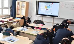 Denizli’de 793 Okulda Eş Zamanlı Deprem Tatbikatı Yapıldı