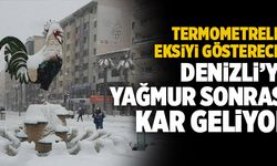 Denizli’ye Yağmur Sonrası Kar Geliyor