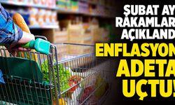 Şubat Ayı Rakamları Açıklandı! Enflasyon Adeta Uçtu!