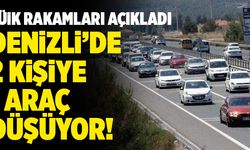 TÜİK Rakamlarına Göre Denizli’de 2 Kişiye 1 Araç Düşüyor