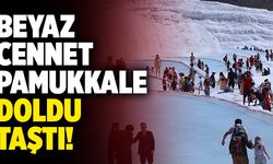 Beyaz Cennet Pamukkale Doldu Taştı!