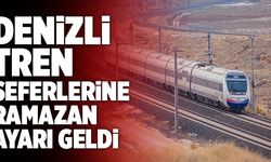 Denizli Tren Seferlerine Ramazan Ayarı Geldi