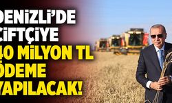 Denizli’de Çiftçiye 40 Milyon TL Ödeme Yapılacak!