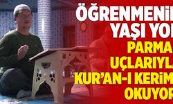 Denizli’de Görme Engelli Yalçın Yetişek Parmak Uçlarıyla Kur’an-ı Kerim’i Okuyor!