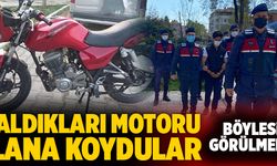 Denizli’de Hırsızlar Çaldıkları Motoru İlana Koydu