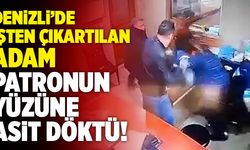 Denizli’de İşten Çıkartılan Adam Patronun Yüzüne Asit Döktü!