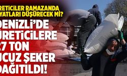 Denizli’de Üreticilere 27 Ton Ucuz Şeker Dağıtıldı!