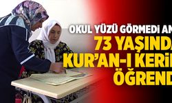 Okul Yüzü Görmedi Ama 73 Yaşında Kur’an-I Kerim Öğrendi