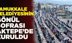 Pamukkale Belediyesinin Gönül Sofrası Aktepe’de Kuruldu