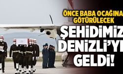 Pençe Kilit Operasyonu’nda Şehit Olan Bekir Can Kerek Denizli’ye Getirildi