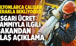 Son Dakika: Asgari Ücret Zammıyla İlgili Bakandan Flaş Açıklama
