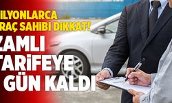 Zorunlu Trafik Sigortasında Zamlı Tarifeye 1 Gün Kaldı!