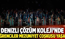 Denizli Çözüm Koleji’nde Öğrenciler Mezuniyet Coşkusu Yaşadı