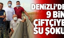 Denizli’de 9 Bin Çiftçiye Su Şoku
