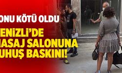 Denizli’de Masaj Salonunda Fuhuş Yaparken Yakalandılar