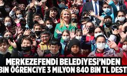 Merkezefendi Belediyesi’nden 4 Bin Öğrenciye 3 Milyon 840 Bin TL Destek