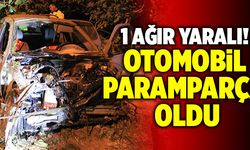 Otomobil Paramparça Oldu! 1 Ağır Yaralı!