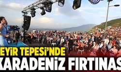 Pamukkale Seyir Tepesi’nde Karadeniz Fırtınası Esti