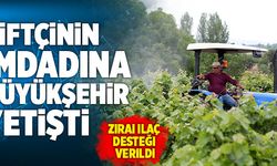 Denizli Büyükşehir’den Üreticiye Zirai İlaç Desteği