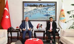 Denizli Valisi Ali Fuat Atik Bangladeş Büyükelçisini Ağırladı